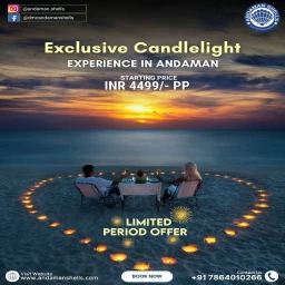 Beach Side Candle Light Dinner
